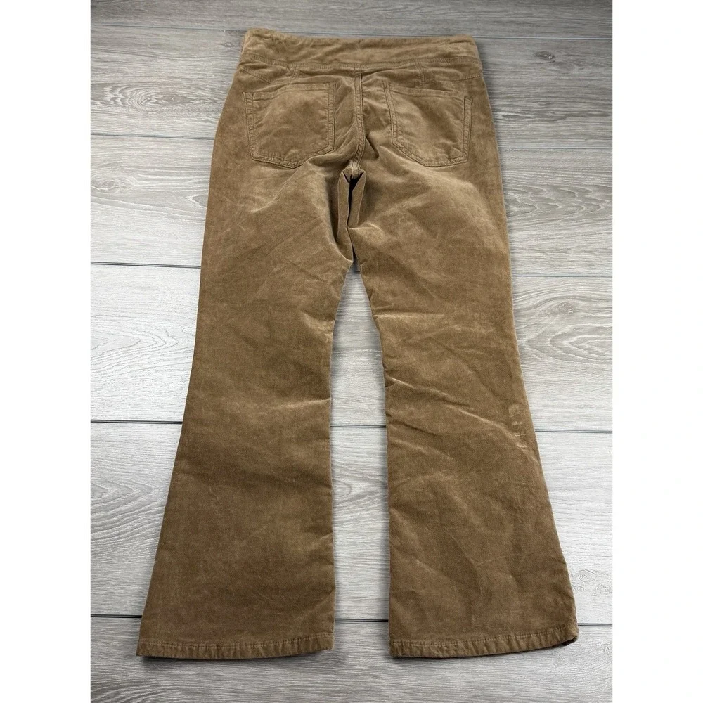Free People Women's Corduroy‎ Pull On Flare Bottom Pants Brown Size Small